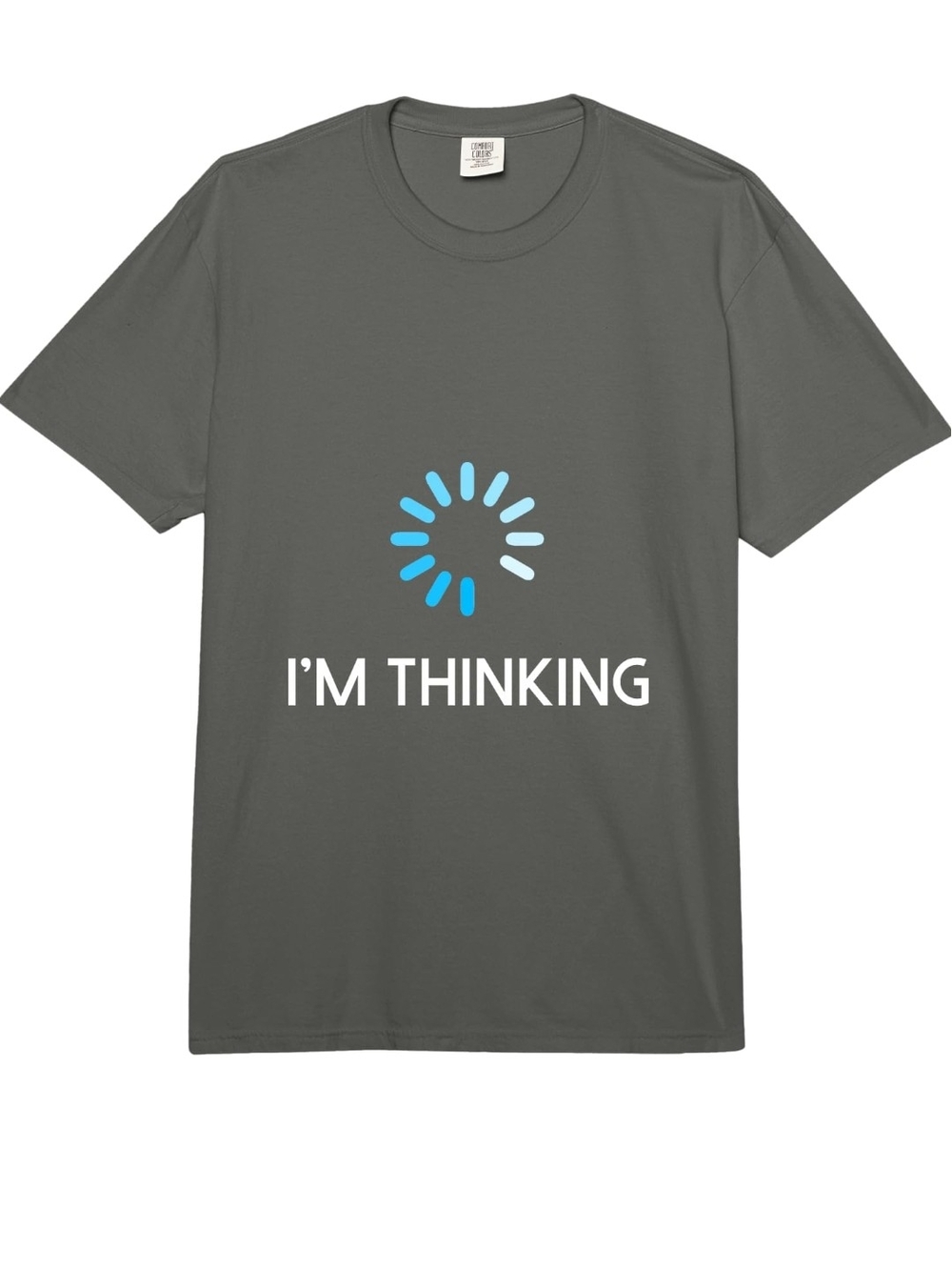 UNISEX I'm Thinking Graphic Tee - Charcoal